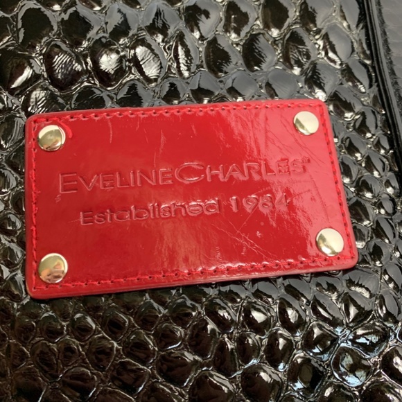 (NWOT) EVELYN CHARLES | Faux Alligator Small Tote - Picture 4 of 7